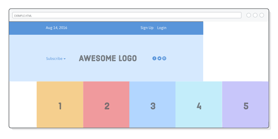Web page with messed up layout due to no flexbox wrapping